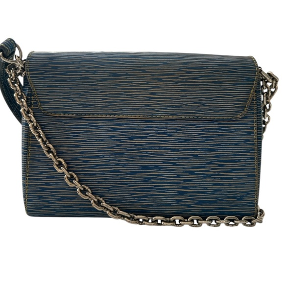 Louis Vuitton Denim Light Epi Leather Twist Shoulder Bag MM - Picture 16 of 16